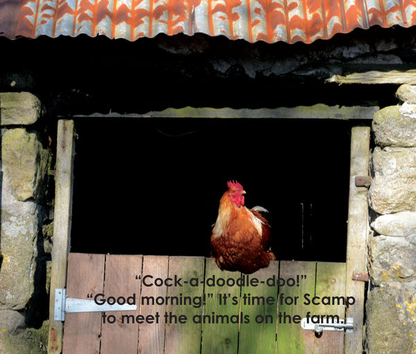 B33 - Animals ... On the Farm with Scamp - Flexi-cover Book