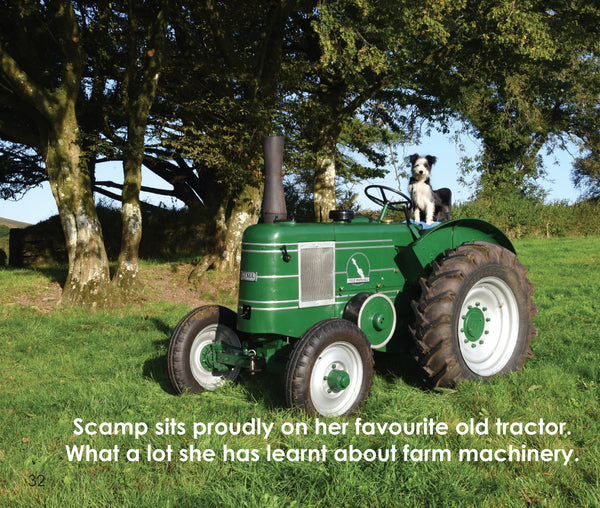 B32 - Machinery ... On the Farm with Scamp - Flexi-cover Book