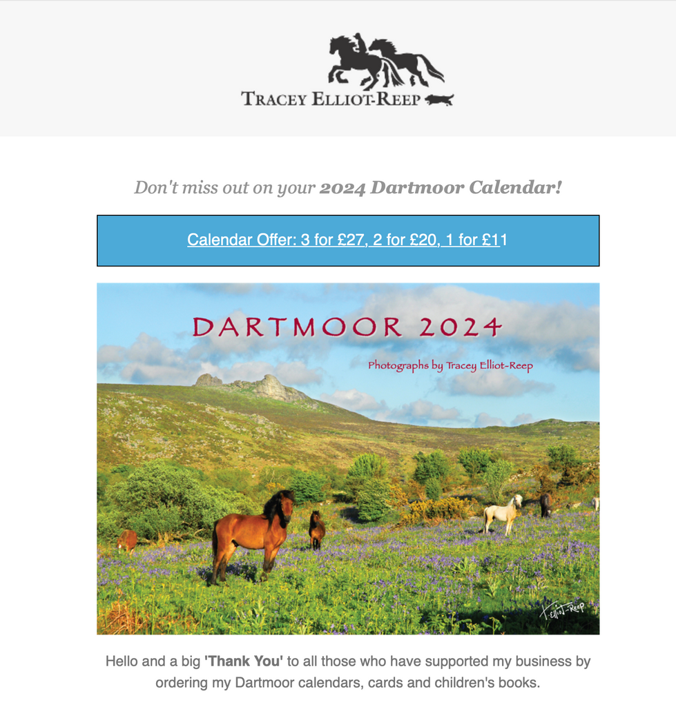 Special October Offers  - Please see my website