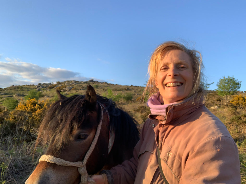 Tracey with Rainbow on Dartmoor talks about her second children's book