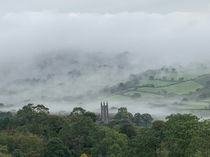 Autumn Mist in Widecombe Valley