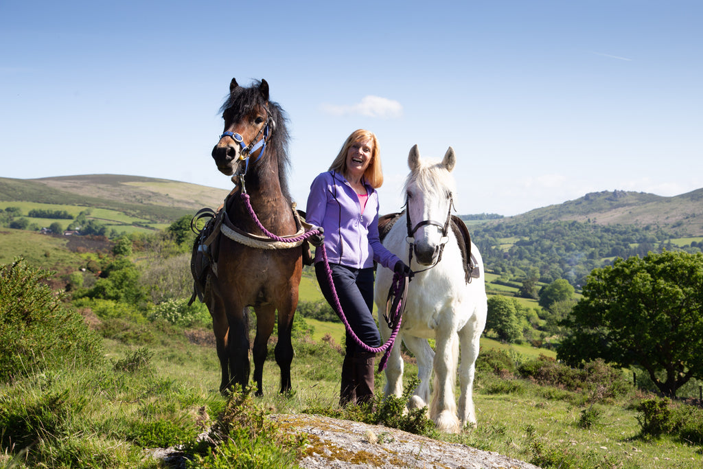 Tracey's Ride through Britain with her two rare pony breeds.