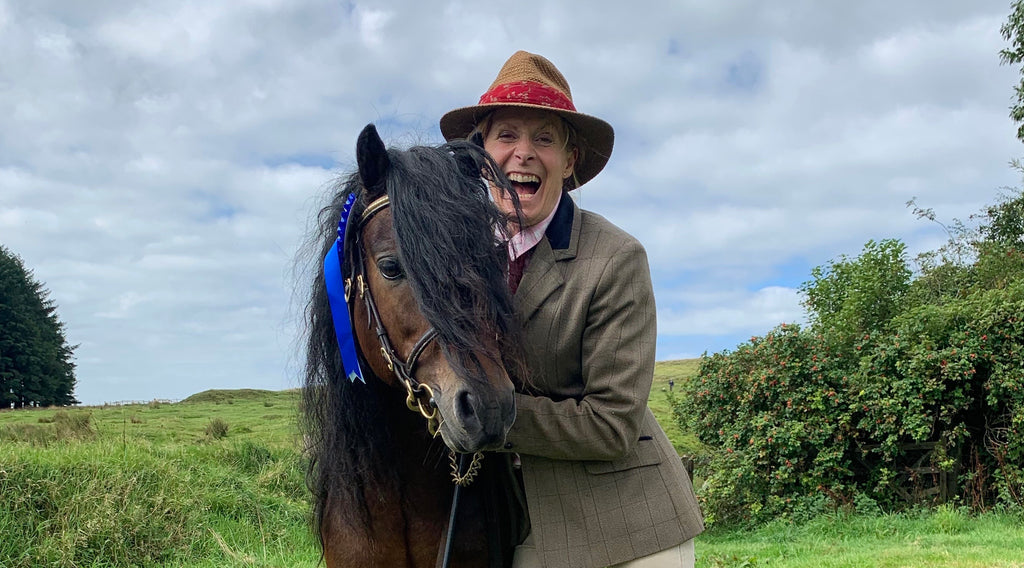 Winning the Supreme Championship at the Moorland Show!