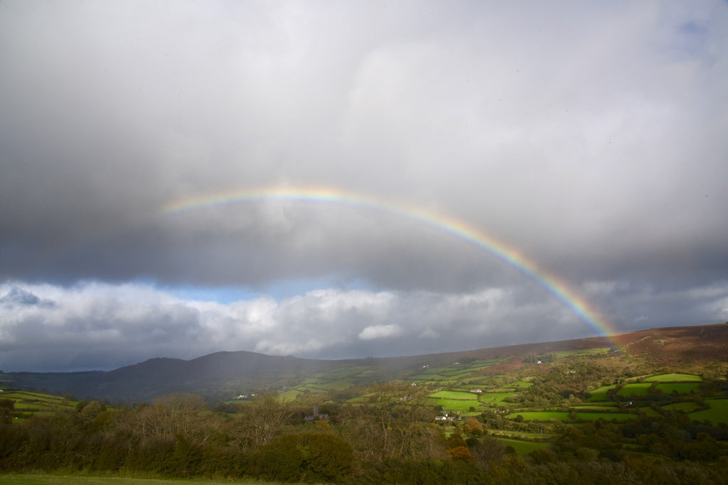 Chasing Rainbows -  Widecombe Valley on Dartmoor