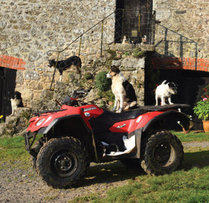 197 Quad bike - Blank Card - Square