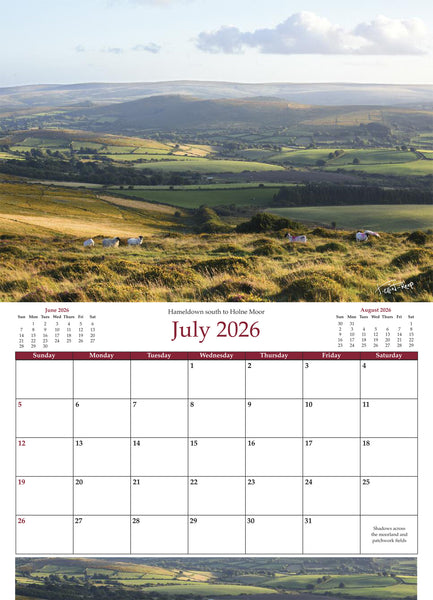 CA026x3 - Dartmoor 2026 Calendar (3 for £33)