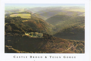 P033 - Castle Drogo & Teign Gorge - Postcard - Regular - Pack of 10