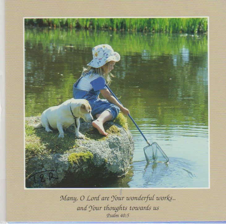 S050 - Fishing For Two - Scripture Card - Square