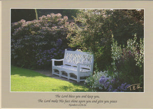 S078 - Garden Seat - Scripture Card - Rectangle