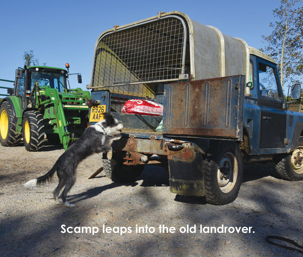 B32 - Machinery ... On the Farm with Scamp - NEW - Flexi-cover Book