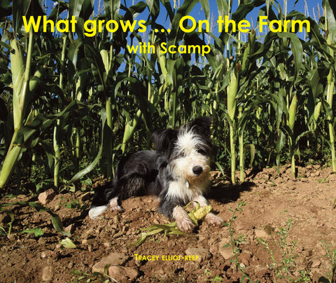 B31 - What grows ... On the Farm with Scamp - NEW -Flexi-cover Book